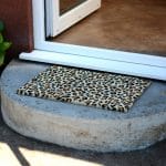 Leopard Print Front Doormat