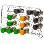 24 Jar Spice Rack Metal Free Standing