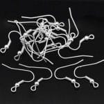 silver Earring Ball Wire Fish Hooks