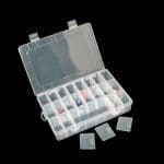 Storage Box with 24 Adjustable Compartments Multi-Purpose