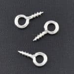 Wholesale Mini 8mm Screw Eyepins Hooks Eyelets