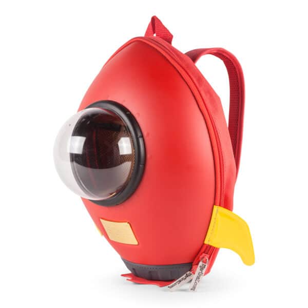 Red Rocket Spaceship Toddler Backpack