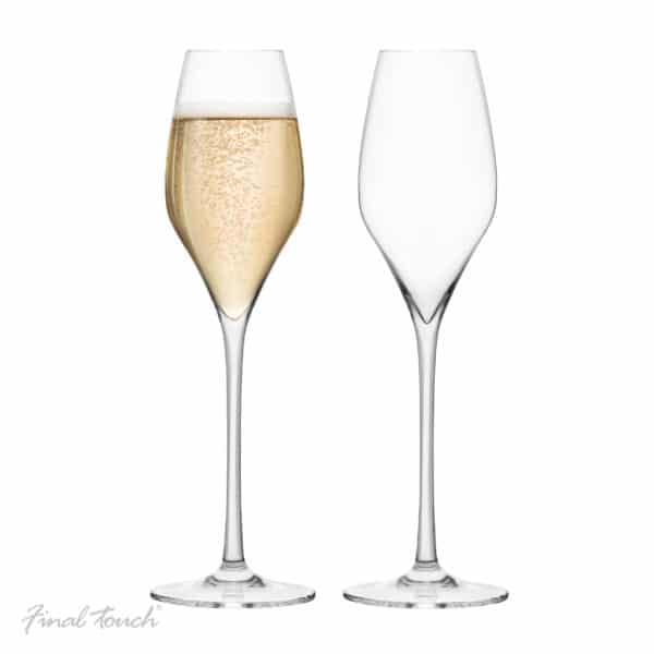 Final Touch Champagne Flutes