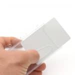 Clear Enclosed Rigid ID Card Holder