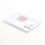 Clear Enclosed Rigid ID Card Holder
