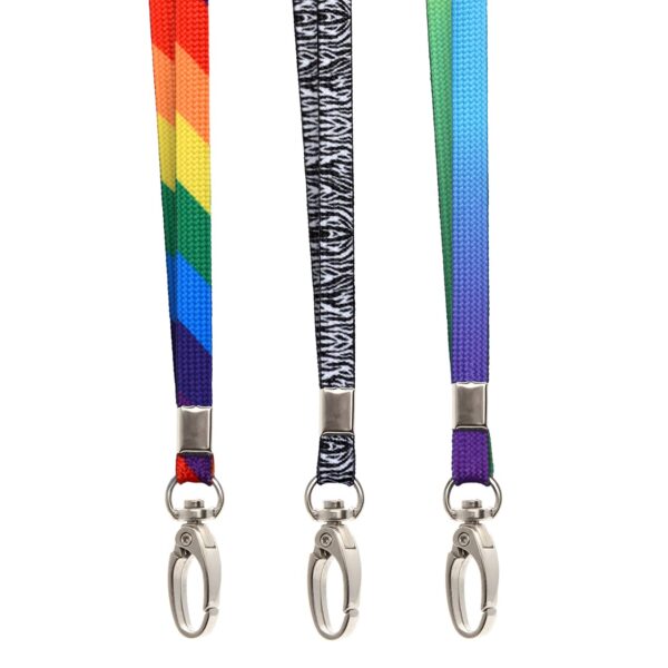 Funky Lanyards with Breakaway Safety Neck Strap & Metal Clip