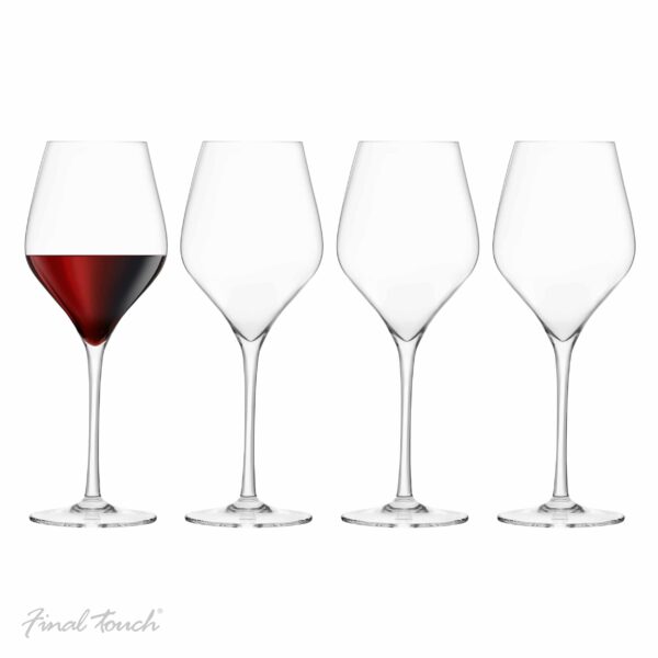 Final Touch Red Wine Glasses
