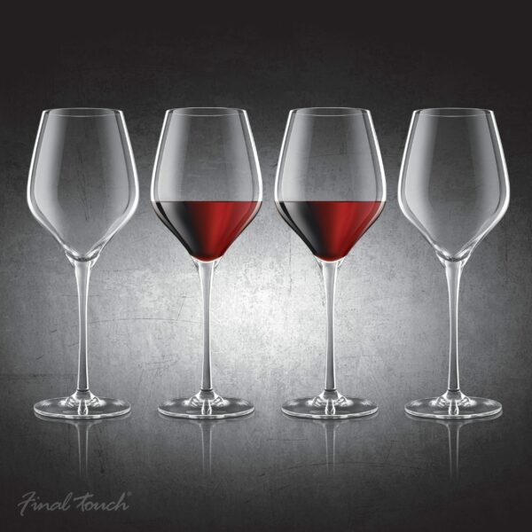 Final Touch Red Wine Glasses