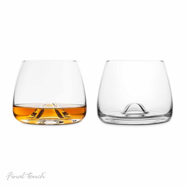 Final Touch Crystal Whisky Glasses