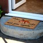Oh For Fox Sake Not You Again Coir Front Doormat