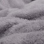 Snug-Rug Sherpa Throw Blanket (Lilac Grey)