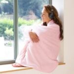 Snug Rug Sherpa Throw Blanket (Pink Quartz)