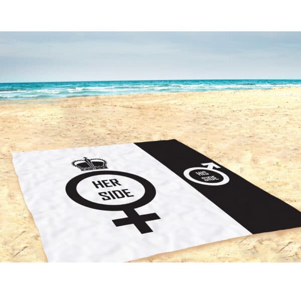Giant His and Hers Beach Towel - Extra Large 152cm-6673