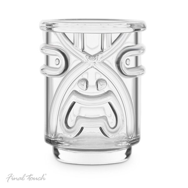 TIKI Stackable Clear Shot Glasses