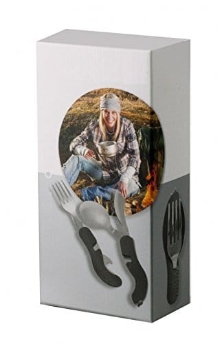 Camping Cutlery Tool 4 in 1 Gift boxed