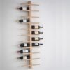 Oak Wine rack walled mount