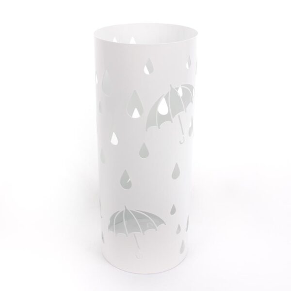 Rain Drops White Umbrella Holder