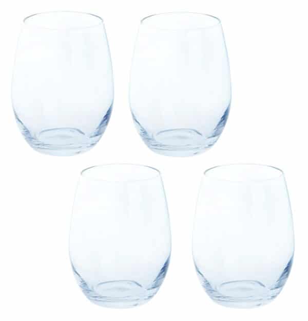 Stemless White Wine Glasses