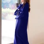 Snug-Rug COSY Fleece Blanket with Sleeves Navy Blue
