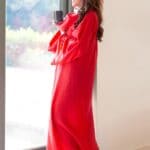 Snug-Rug COSY Fleece Blanket with Sleeves Red