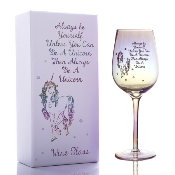 Unicorn Wine Glass