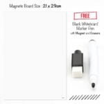 A4 Magnetic Whiteboard Fridge Board