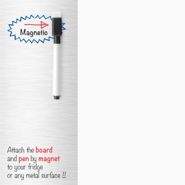 A4 Magnetic Whiteboard Fridge Board