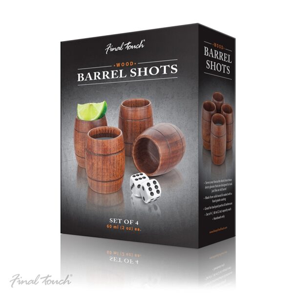 Barrel shot glasses set