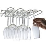 Cupboard Wall Mounted Wine Glass Rack