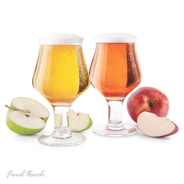Final Touch Hard Cider Glasses