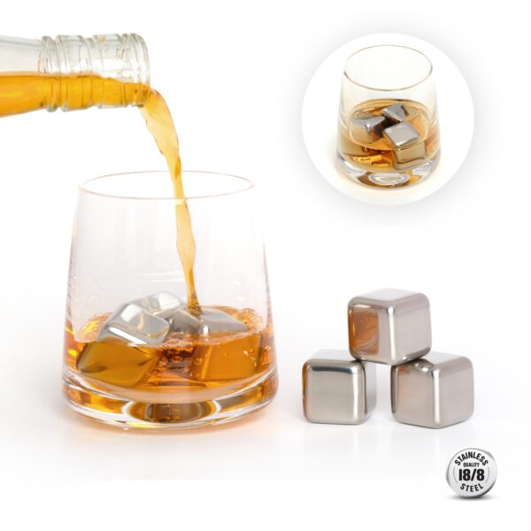 IGGI Stainless Steel Ice Cubes Metal Reusable