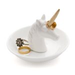 Unicorn Ring Holder With Jewellery Tray