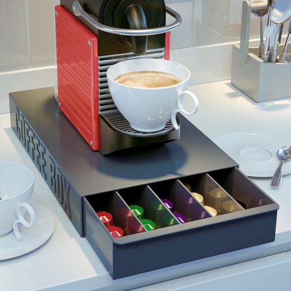 Coffee Pod Draw Capsule Drawer Holder Dispenser Universal