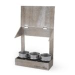Kitchen Garden Windowsill Herb Flower Pots Planter Set