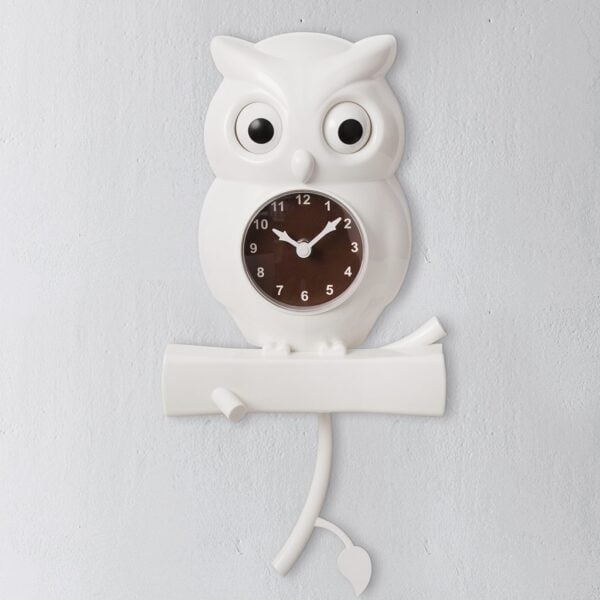 Owl Pendulum Wall Clock