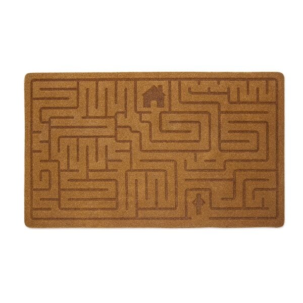 Maze Labyrinth Novelty Outdoor Front Doormat