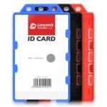 Double-Sided Vertical Rigid ID Holder