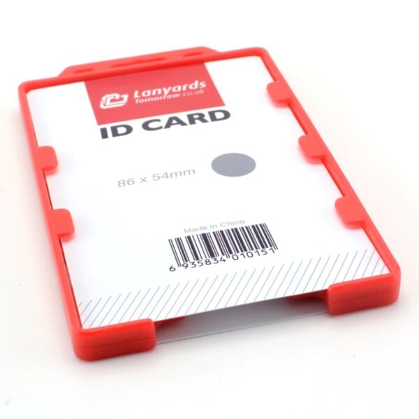 Double-Sided Vertical Rigid ID Holder