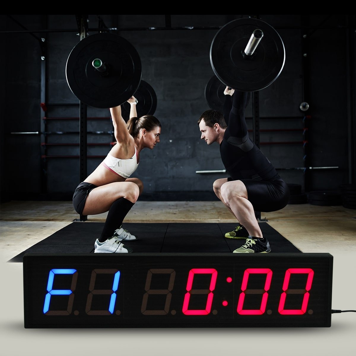 Large Digital Interval Wall WOD Timer Ideal for CrossFit Gyms