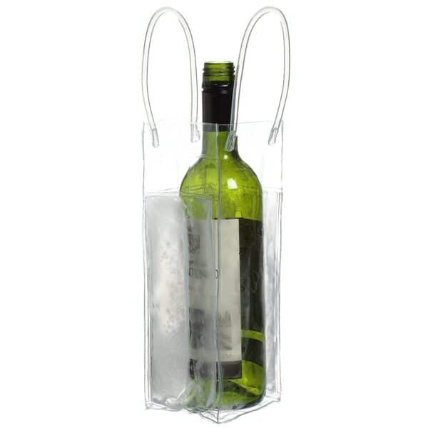 Ice Gel Clear Einkaufstasche Weinflaschenkühler