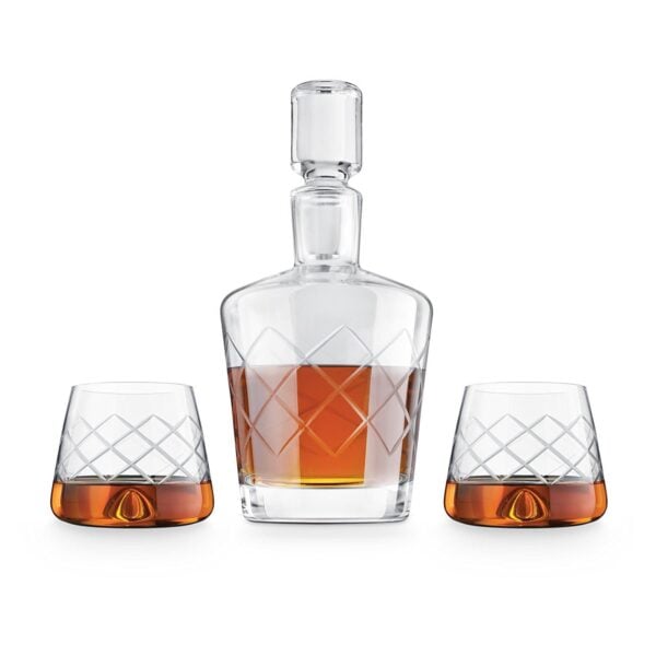 Crystal Whisky Decanter and Glasses Set