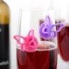 Butterfly Wine Bottle Stopper & Wine Glass Markers Set-7928