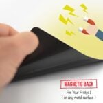 Coloured Squares Magnetic Whiteboard Fridge Board