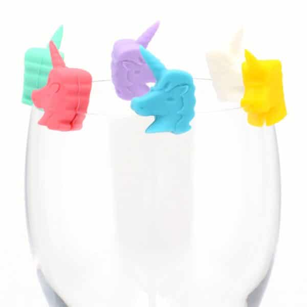 Unicorn Wine Glass Markers
