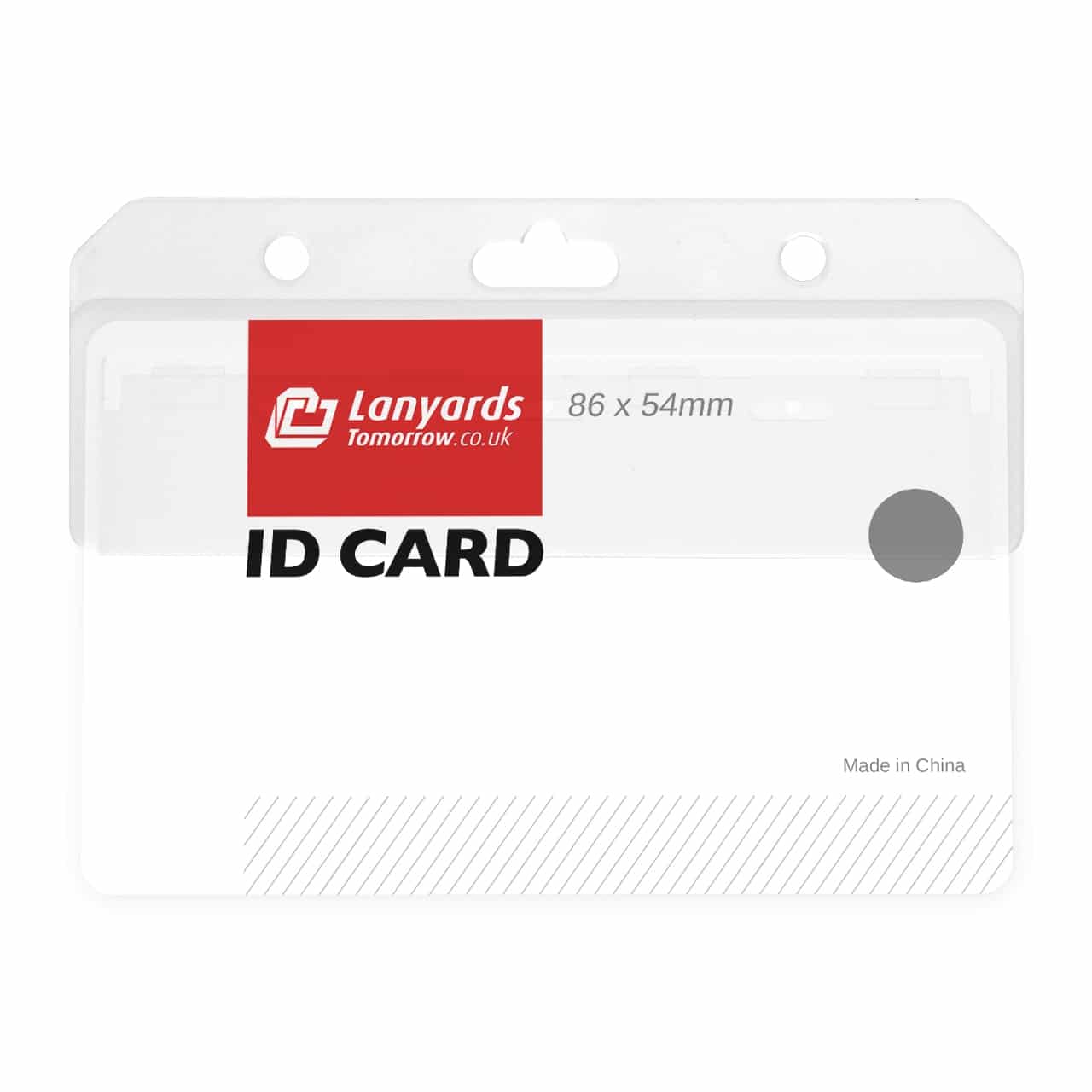 Half Card Swipe Access ID Badge Holders