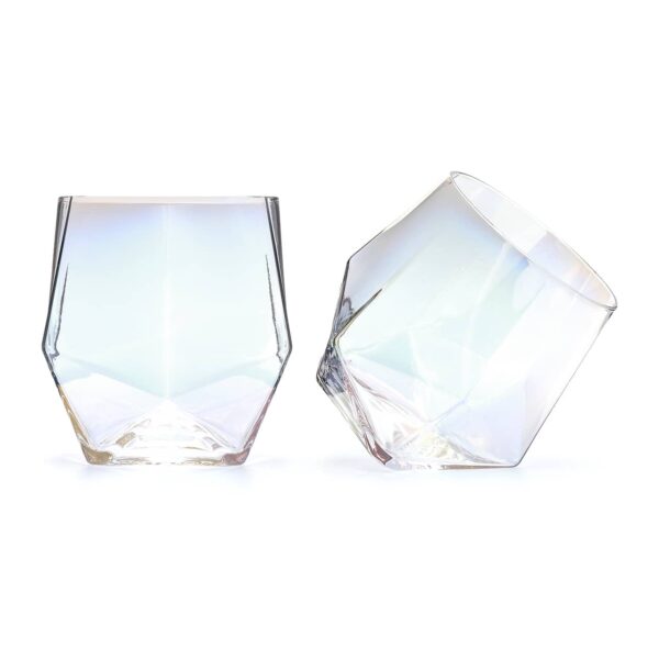 Bar Bespoke Diamond Tumbler Glasses (Set of 2) (450ml)