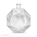 Silver Diamond Hip Flask