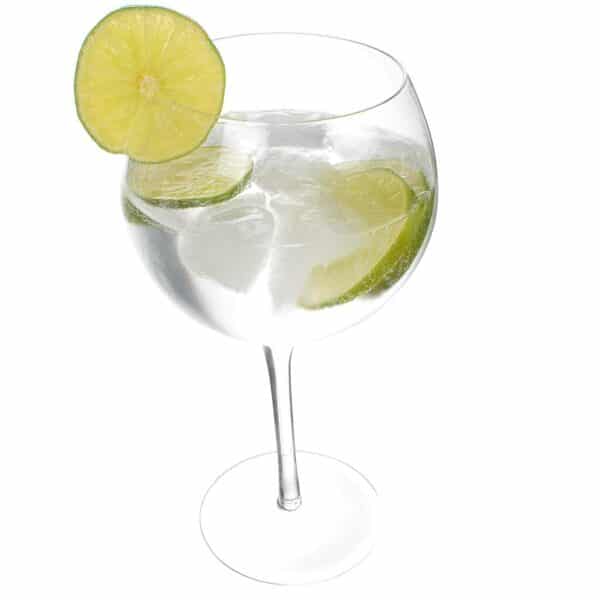 SET OF 2 WONKY G&T GLASSES 3