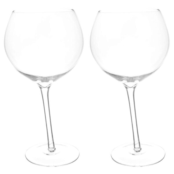 SET OF 2 WONKY G&T GLASSES