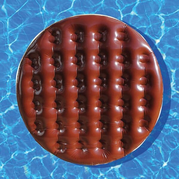 Chocolate Digestive Biscuit Inflatable Swimming Pool Float